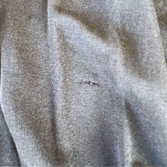 Eileen Fisher 100% Silk Casual Tank Dress Gathered Sheer overlay Black Large GUC - Picture 12 of 12